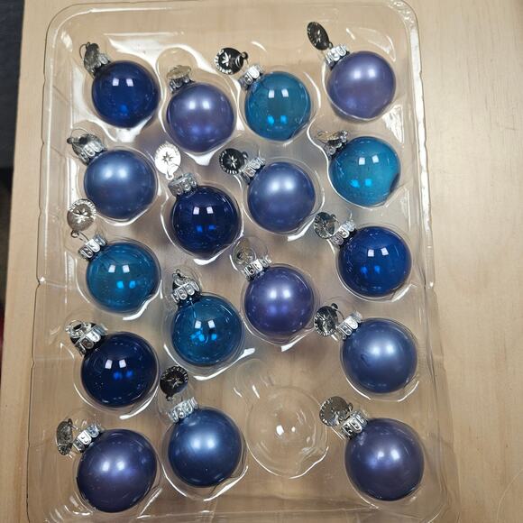 RARE Radko Hand Crafter Mini Glass Celebrations Chirstmas balls Tree Decoration - Picture 2 of 7